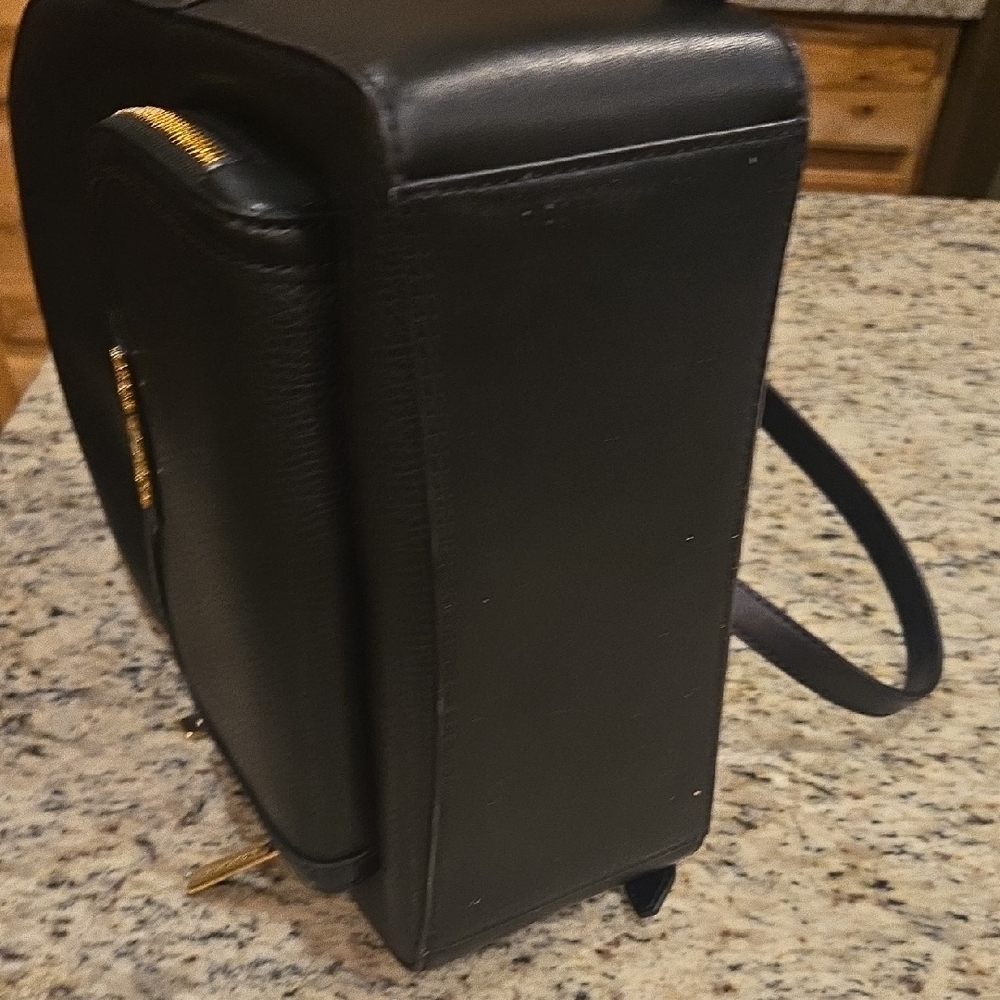 Michael Kors Black and Gold Backpack - Picture 8 of 8